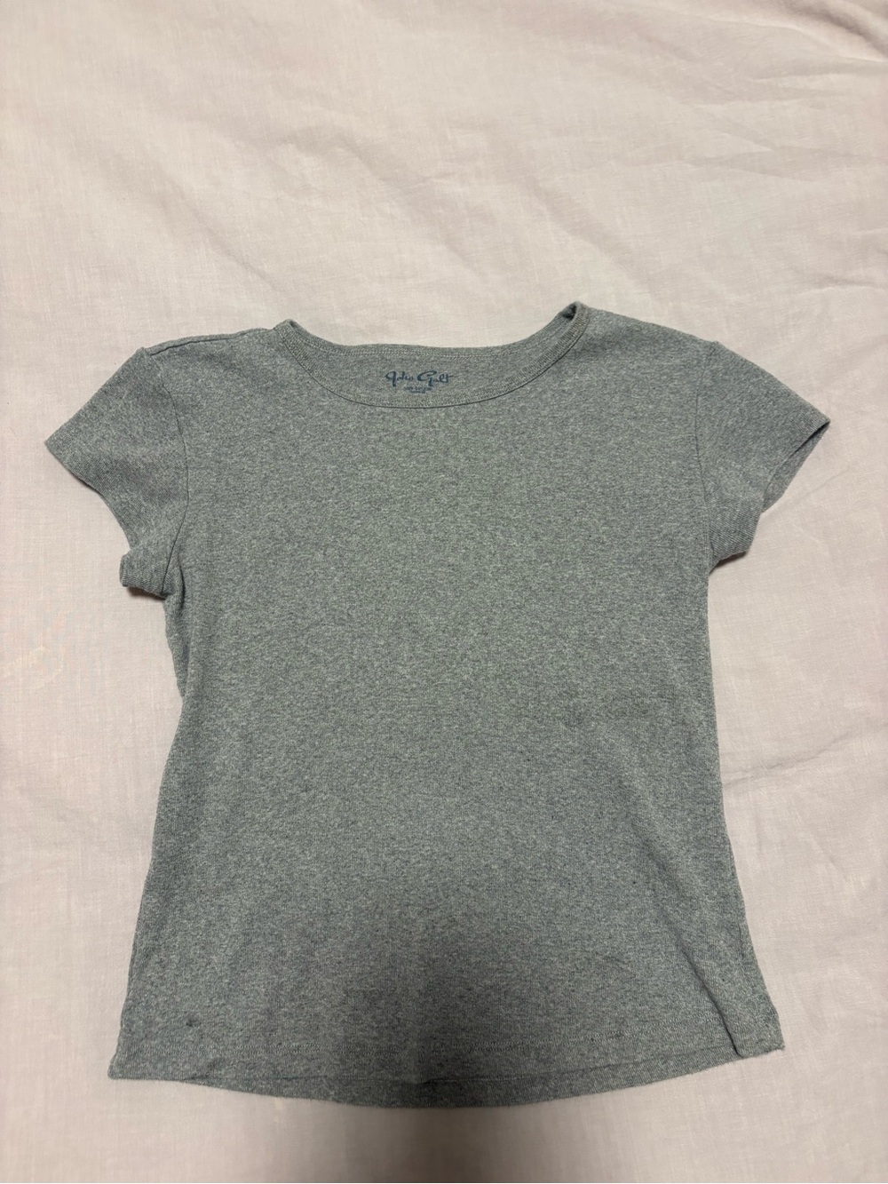 Brandy Melville Heather Gray Short-Sleeve Tee 100% Cotton